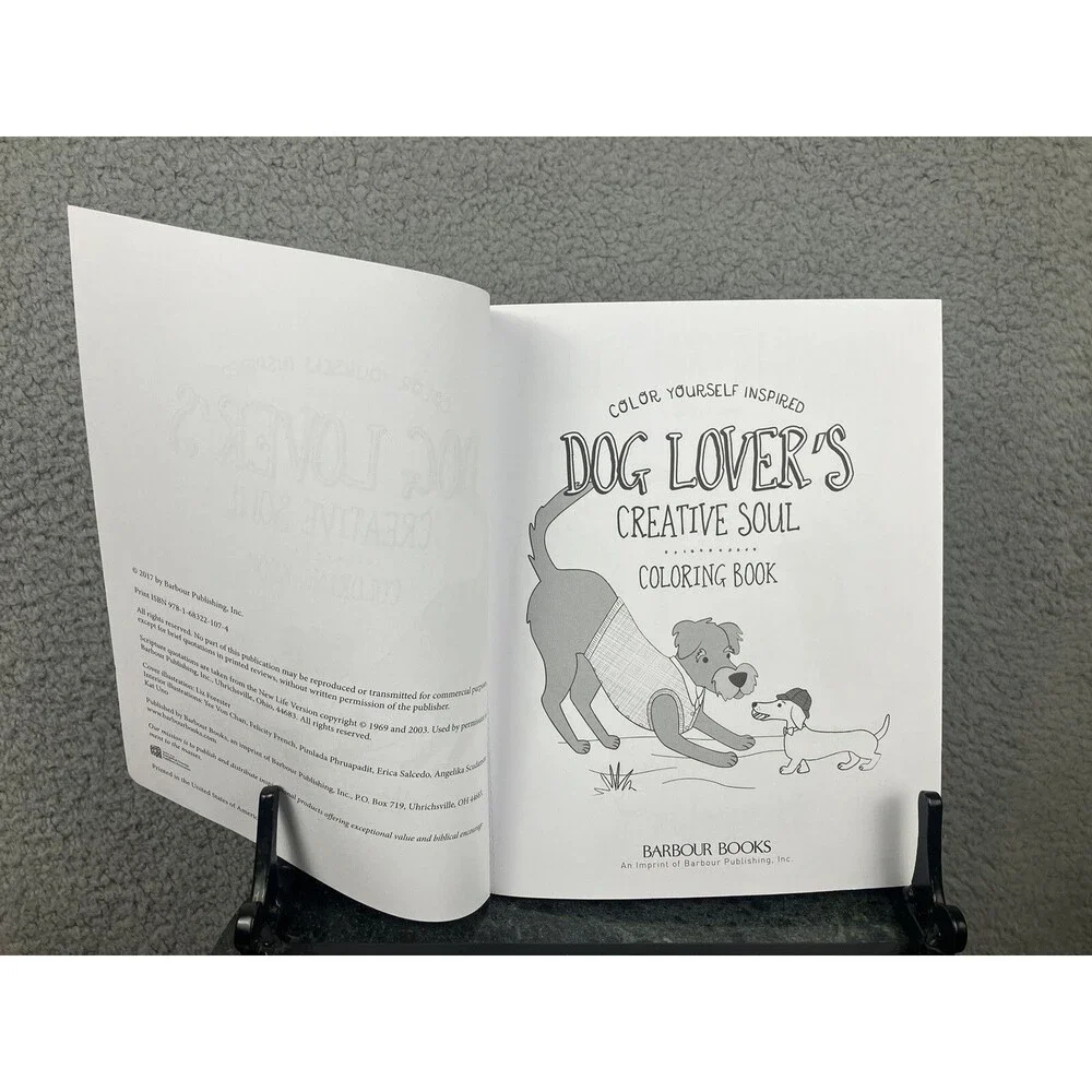 Dog Lover's Creative Soul Coloring Book by Barbour Books